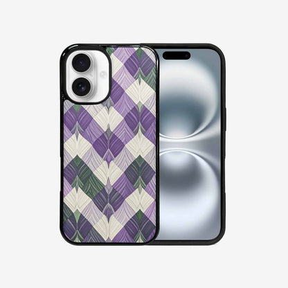 iPhone 16 Case — Genderqueer Flag Color Theme Small Rainbow, Custom Designed Case Cover