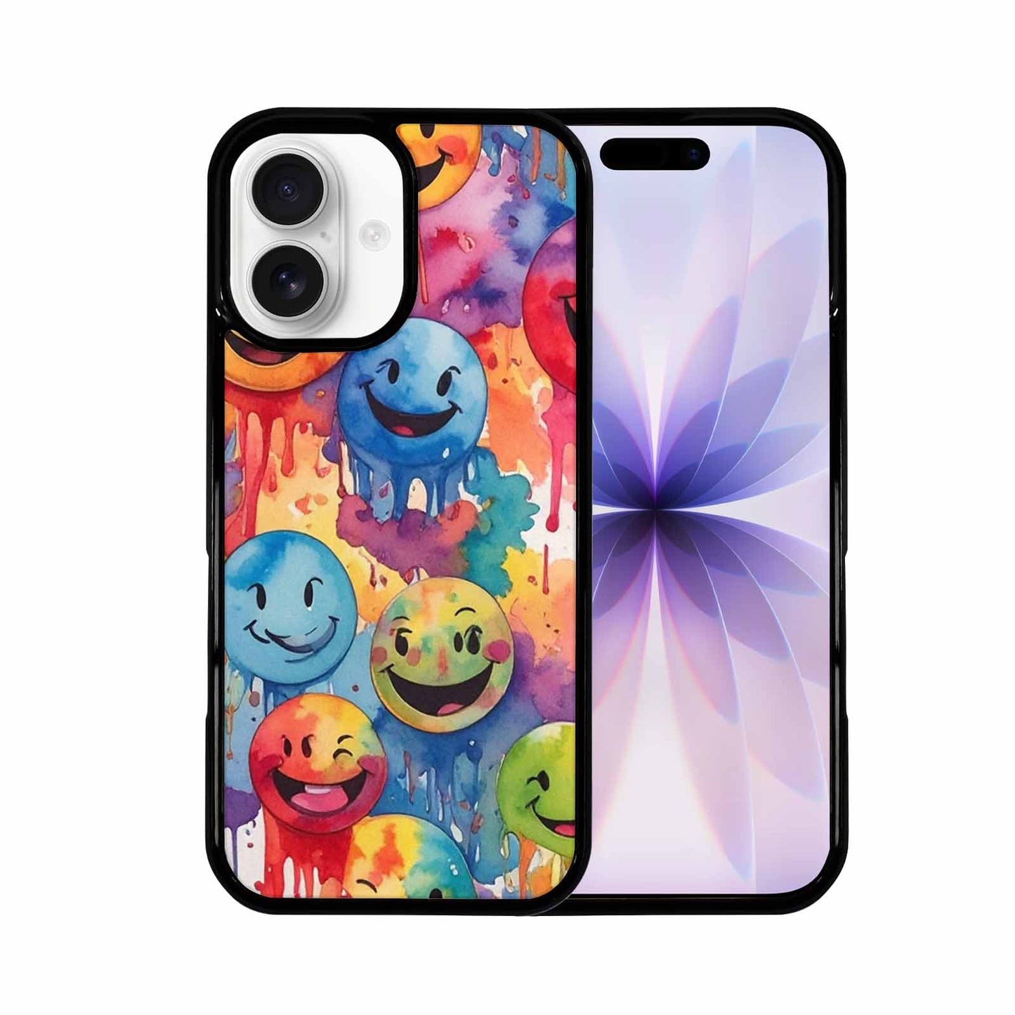 iPhone 17 Case — Smiley Facessmiley Faces Tie Original Art, Custom Phone Case