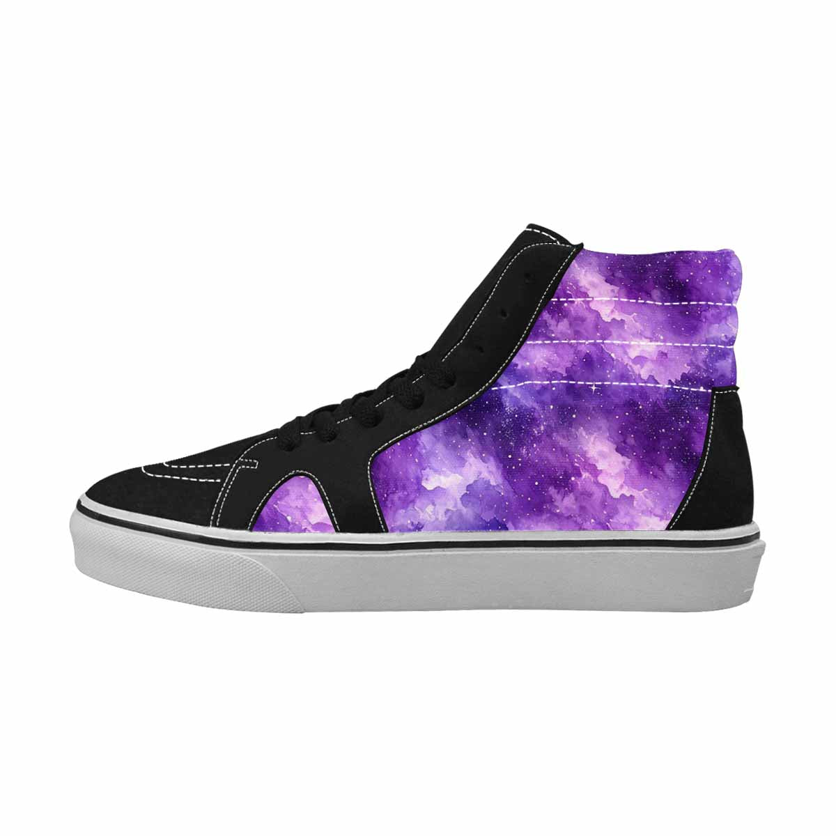 WOMEN'S Galaxy Art - High Top Canvas Y2K Custom Sneakers