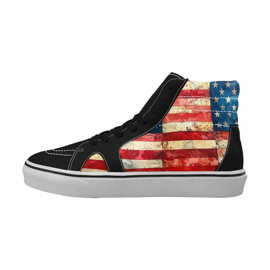 MEN'S American Flag Stars High Top Canvas Dreamcore Custom Shoes