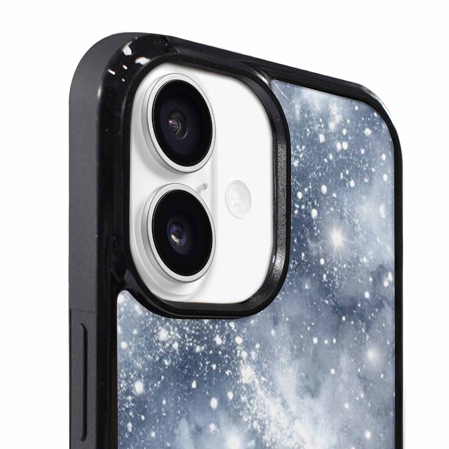 iPhone 17 Case — Galaxy Art Silver White Galaxy Space, Custom Designed Case Cover