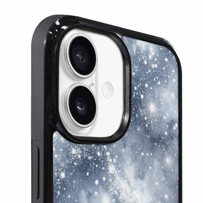 iPhone 17 Case — Galaxy Art Silver White Galaxy Space, Custom Designed Case Cover