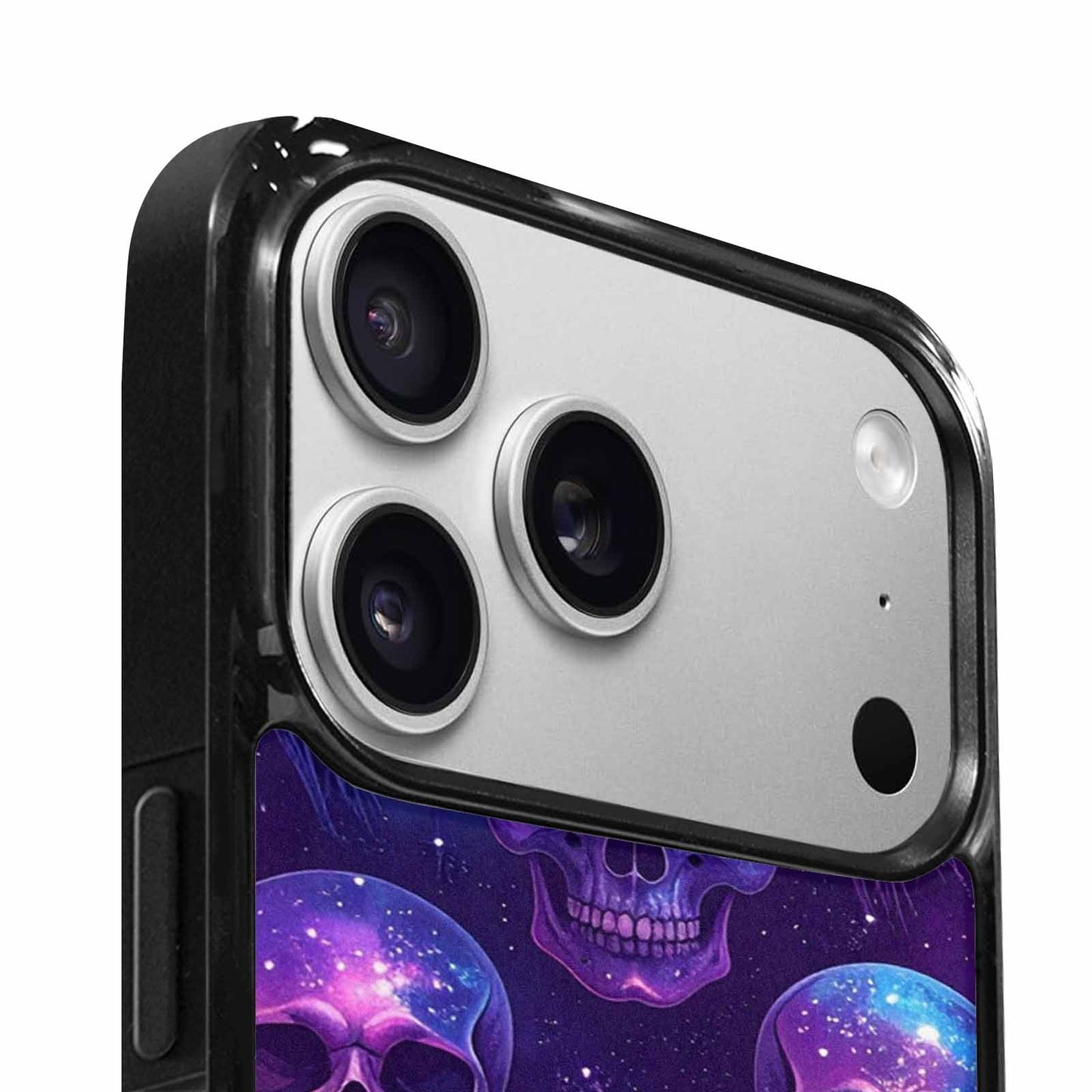 iPhone 17 Pro Max Case — Galaxy Skulls Art Seamless Gothic Skulls, Original Design Phone Case