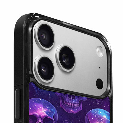 iPhone 17 Pro Max Case — Galaxy Skulls Art Seamless Gothic Skulls, Original Design Phone Case