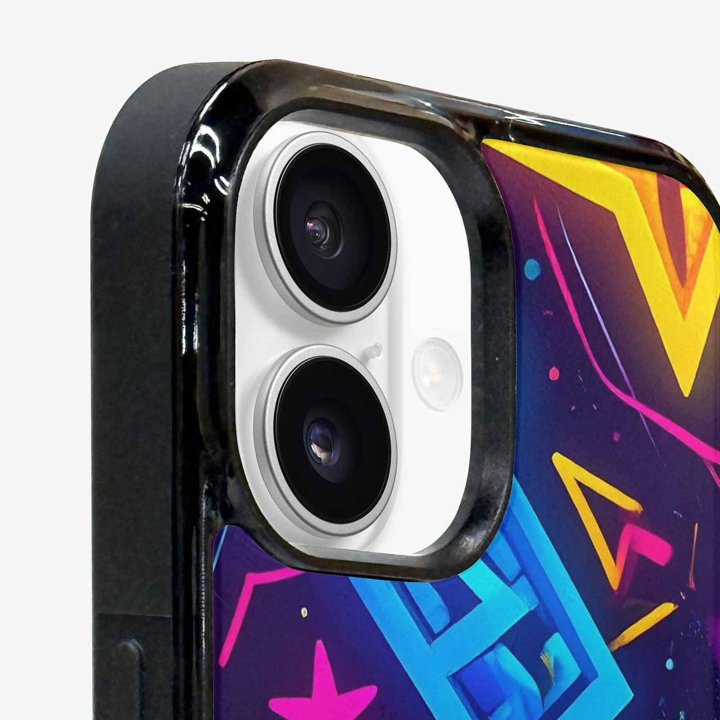 iPhone 16 Case — 80s Retro Motif 80s Retro Motifs, Original Design Phone Case