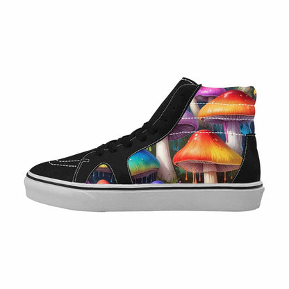 MEN'S Overlapping Endlessly No Empty High Top Canvas Kaleidoscope Custom Sneakers