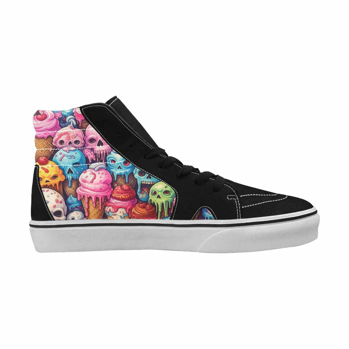 MEN'S Ice Cream Monsters  High Top Canvas Dreamcore Custom Shoes