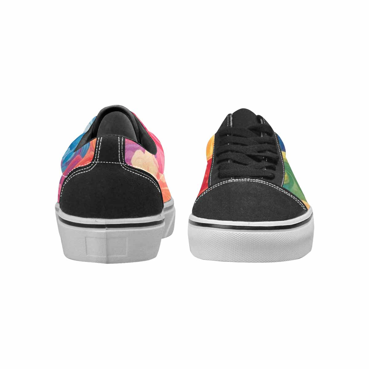 WOMEN'S Tie Lace-Up Canvas Dark Academia Sneakers