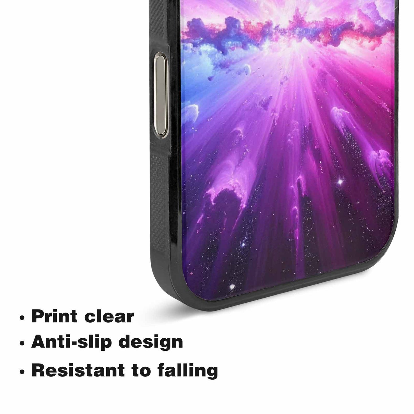 iPhone 16 Pro Case — Galaxy Nebula Galaxy Nebula Burs Jug, Custom Printed Phone Case