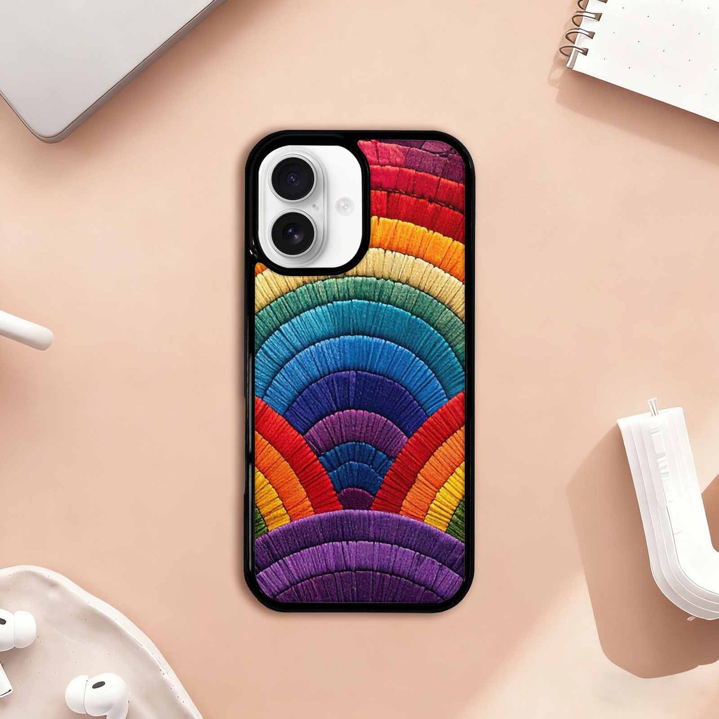 iPhone 17 Case — Vivid Camo Rainbow Camo, Unique Phone Case Design