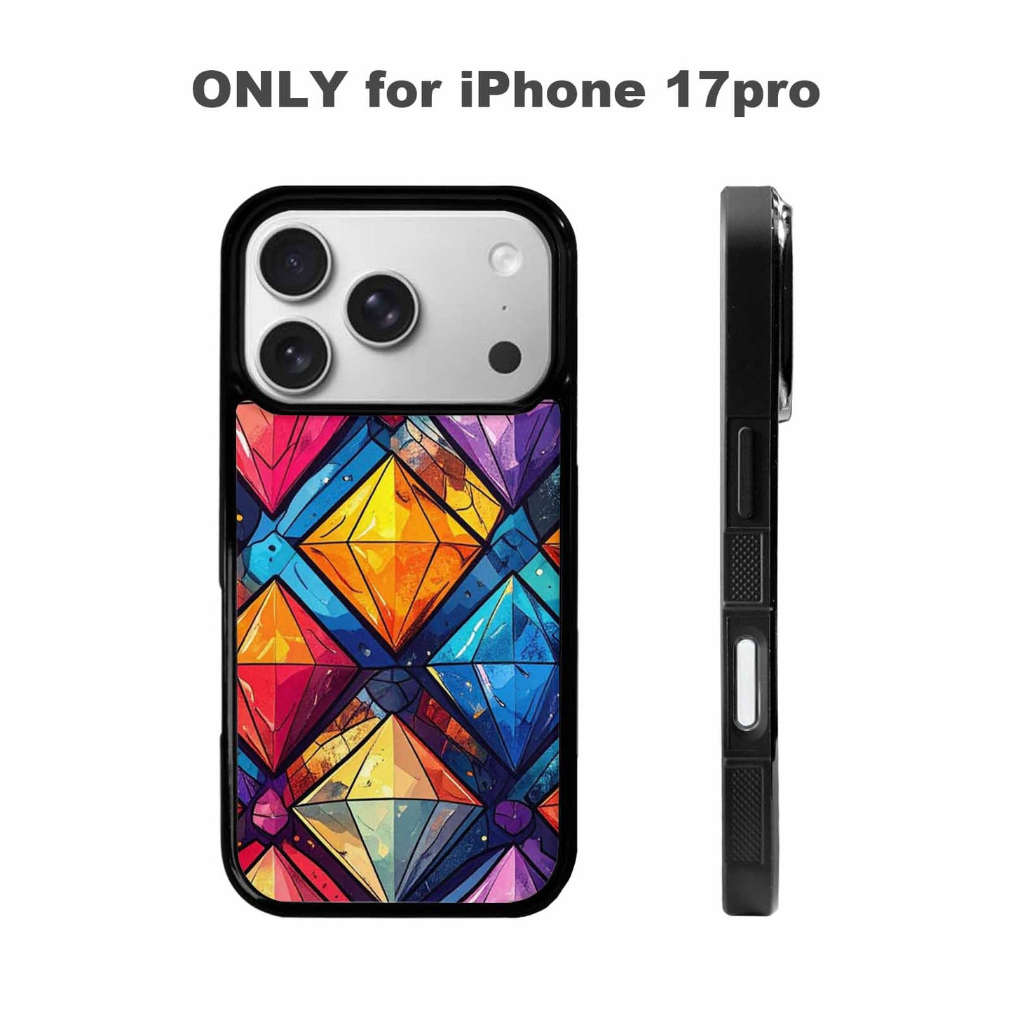 iPhone 17 Pro Case — Vintage Summer Diamond Retro Vintage, Unique Phone Case Design