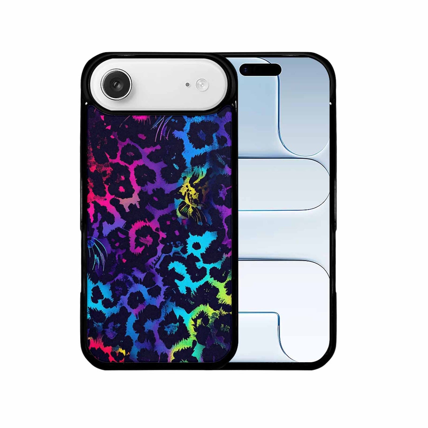 iPhone 17 Air Case — Leopard Print Neon Seamless Pattern Animal, Unique Phone Case Design
