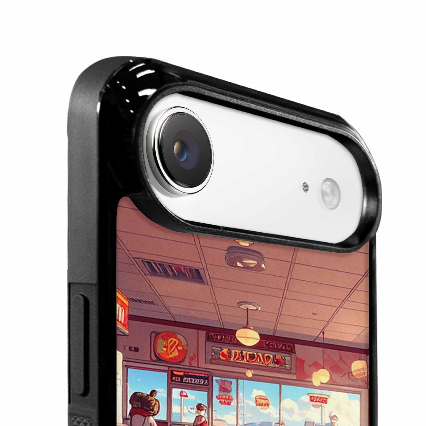 iPhone 17 Air Case — Diner Cartoon Art Pattern Retro Vintage, Custom Phone Case