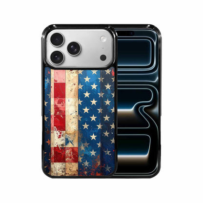 iPhone 17 Pro Max Case — Small American Flag Stars Galaxy Space, Original Design Phone Case