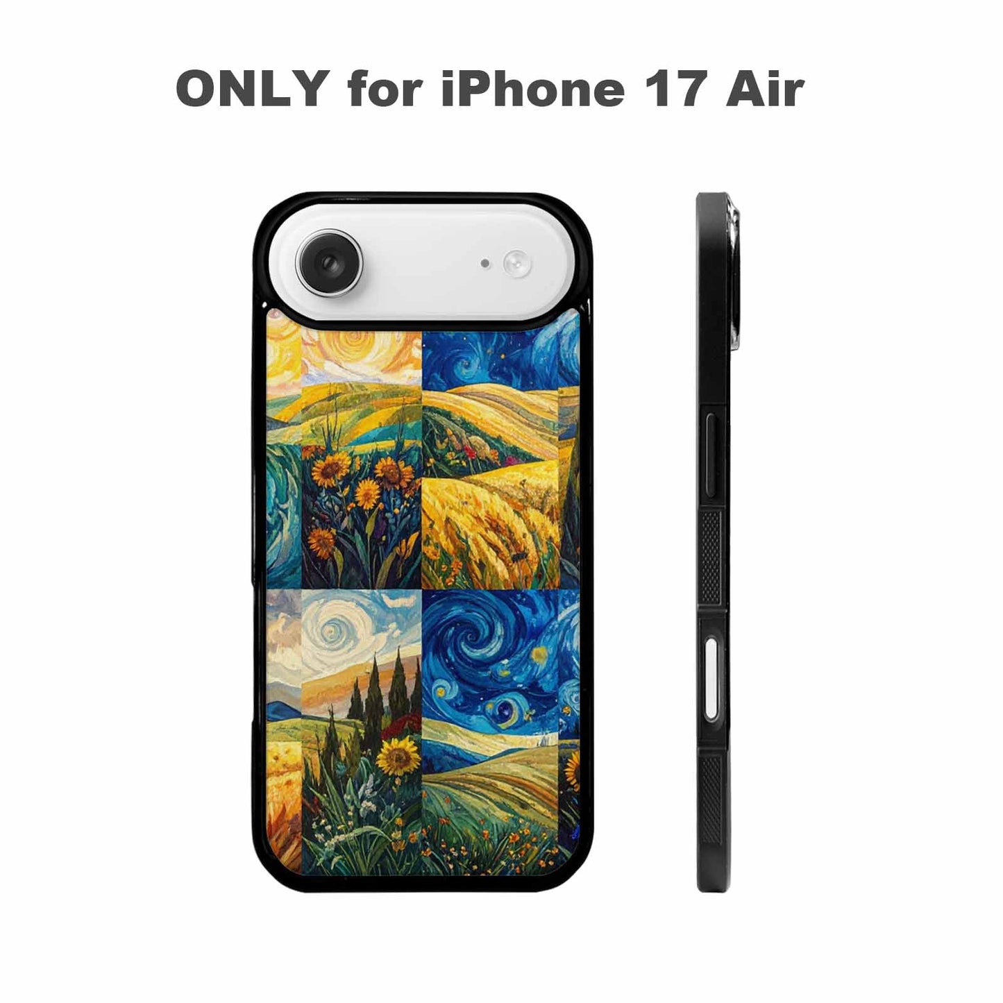 iPhone 17 Air Case — Small Van Gogh Style Swirl Galaxy, Custom Print Case Cover