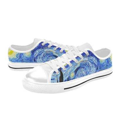 MEN'S Cc Starry Night Canvas Neon Fantasy Custom Sneakers