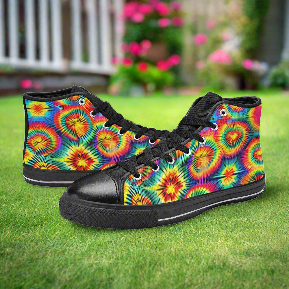 Monarch Green Emerald Vivid WOMEN Bold Art - Freaky Shoes | Custom Art Sneakers
