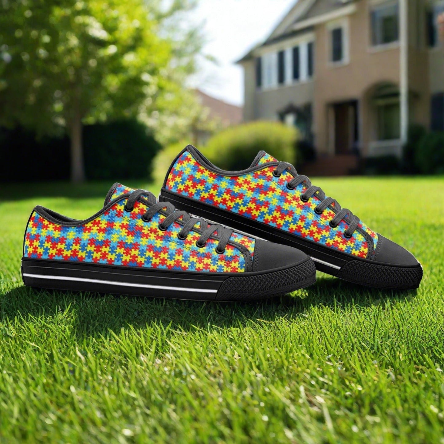 Celtic Amber Gold Vivid Bold Art - Freaky Shoes | Custom Art Sneakers