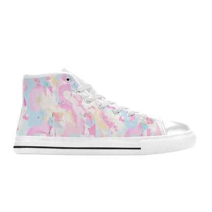 MEN'S Cc Unicorn Art Unicorns High Top Canvas Wallpaper Art Sneakers