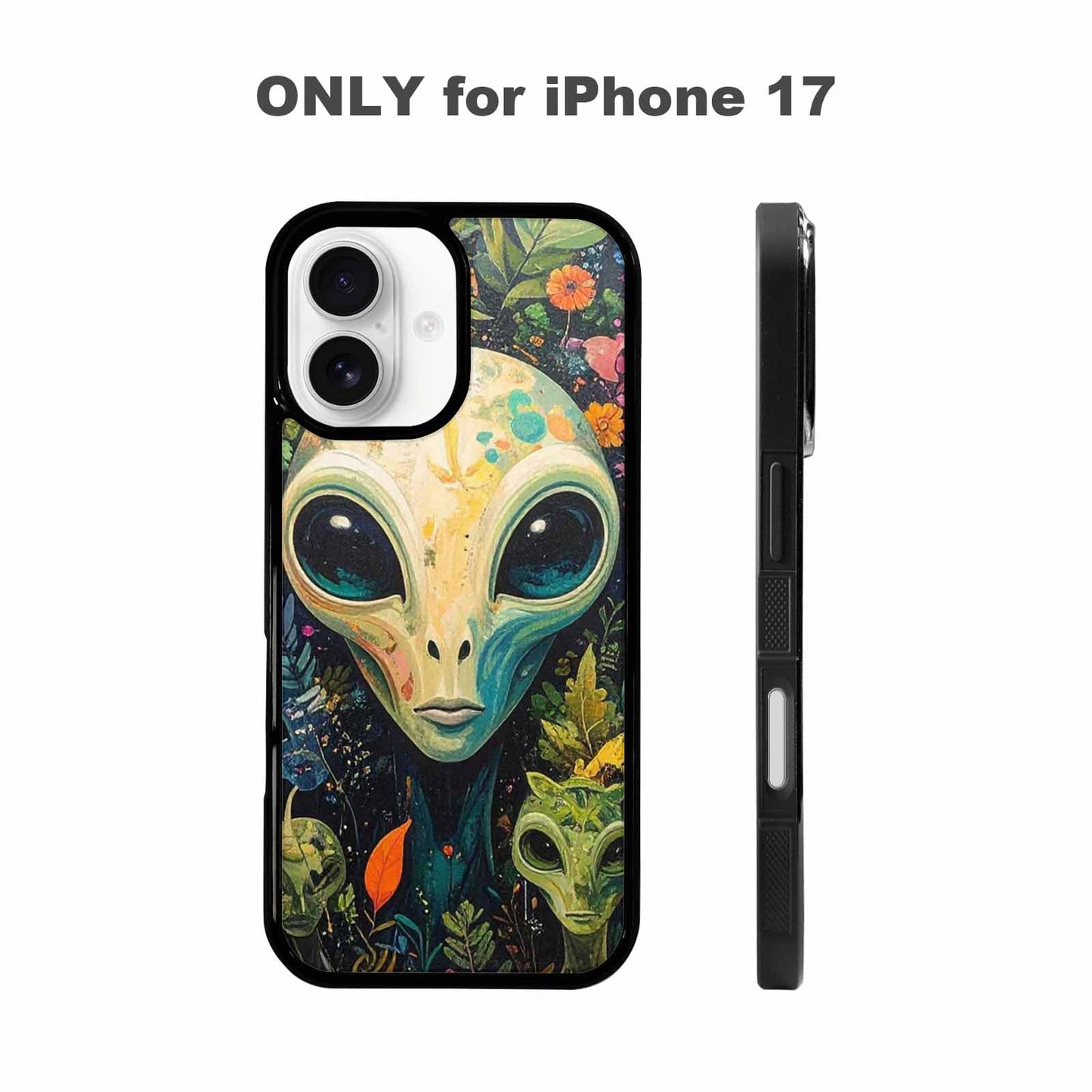 iPhone 17 Case — Aliens Pattern Hundreds Of Alien Scifi, Customized Protective Case