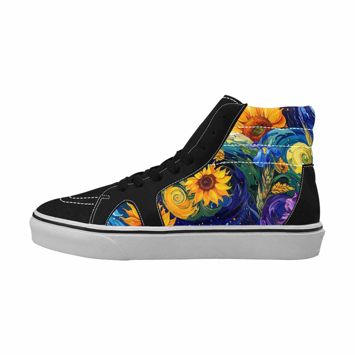 MEN'S Blend All Versions High Top Canvas Neon Fantasy Sneakers