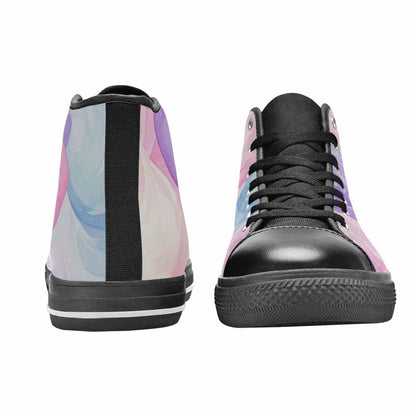 WOMEN'S Tie Dye - High Top Canvas Cottagecore Sneakers