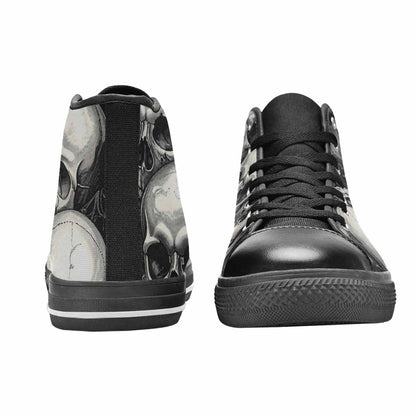 WOMEN'S Skulls - Classic High Top Canvas Vivid Shoes