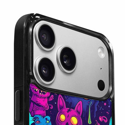 iPhone 17 Pro Max Case — Mixed Toxic Glow Creature Cartoon Cute, Custom Phone Case