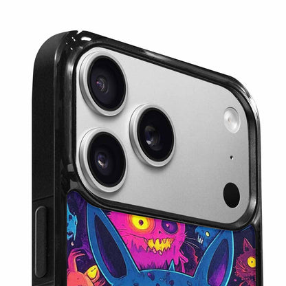 iPhone 17 Pro Max Case — Mixed Toxic Glow Creature Cartoon Cute, Custom Printed Phone Case