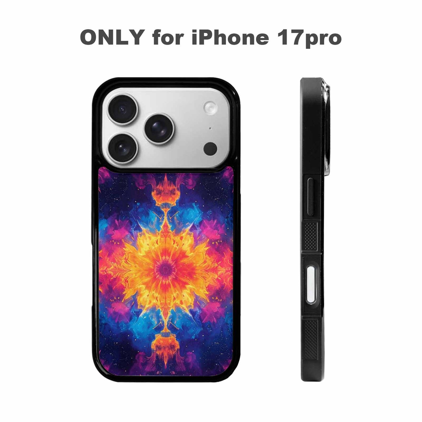 iPhone 17 Pro Case — Tie Dye Galaxy Art Seamless Tie, Custom Designed Case Cover