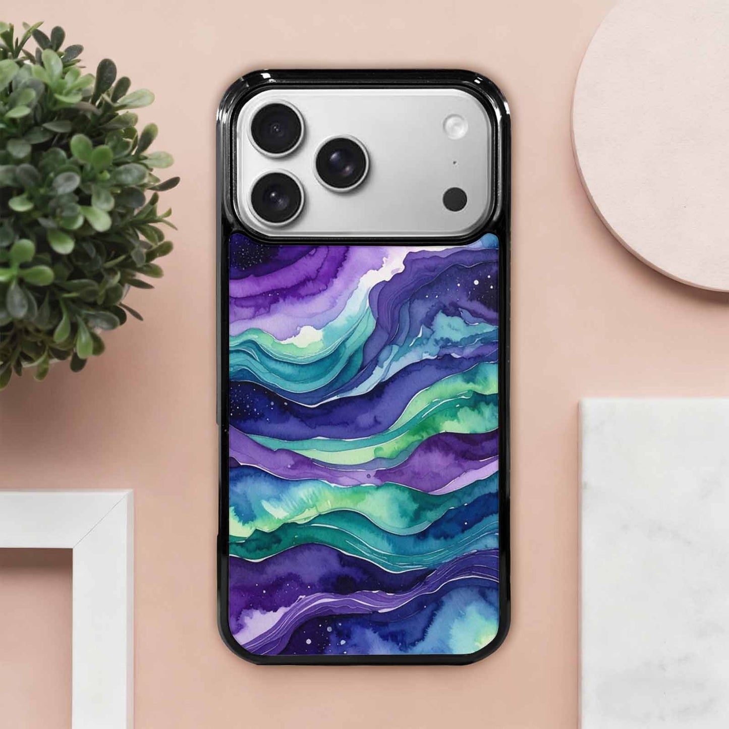 iPhone 17 Pro Max Case — Galaxy Aurora Nebula Galaxy Space, Customized Protective Case