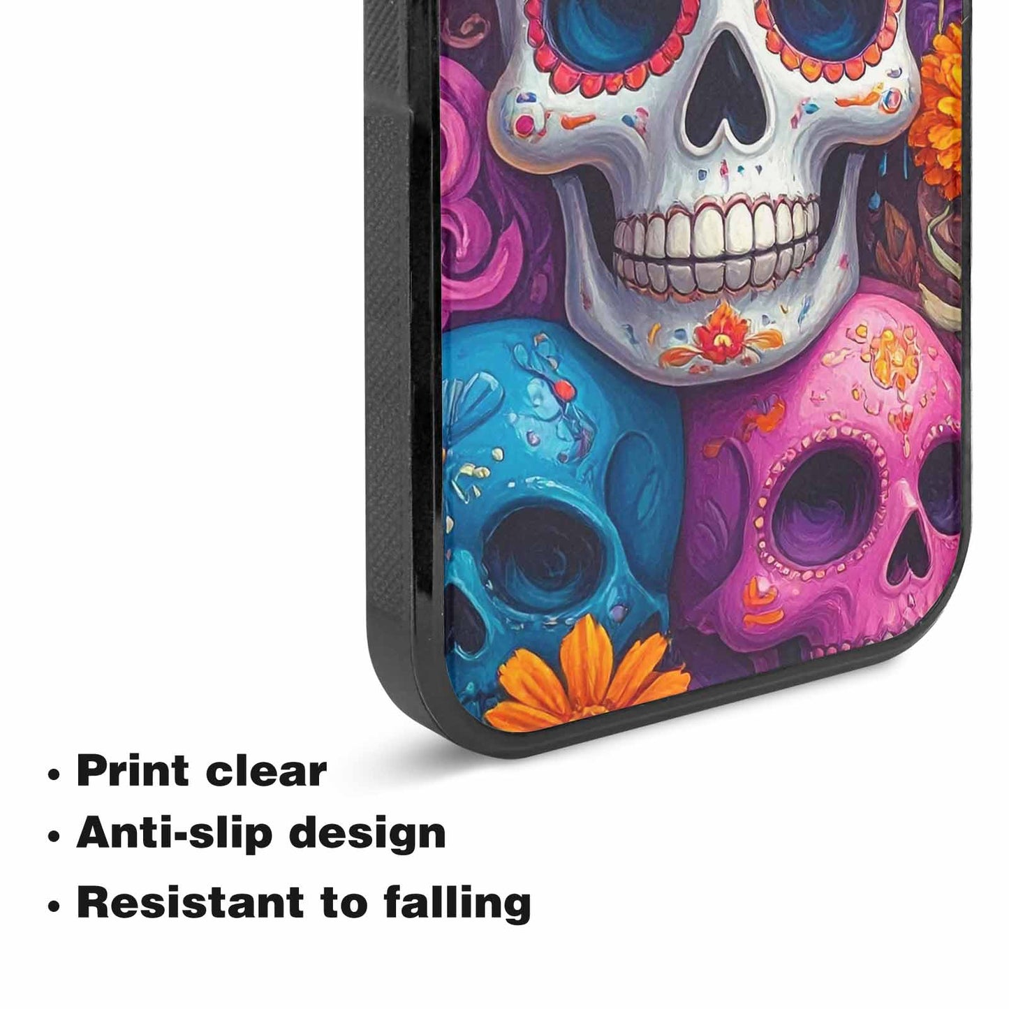 iPhone 15 Plus Case — Sugar Skullsmelting Sugar Skulls Cpn, Custom Made Phone Cover