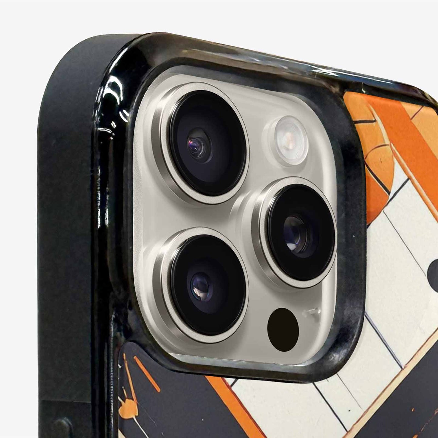iPhone 16 Pro Max Case — Basketball Pattern Court Lines And Balls, Custom Phone Case
