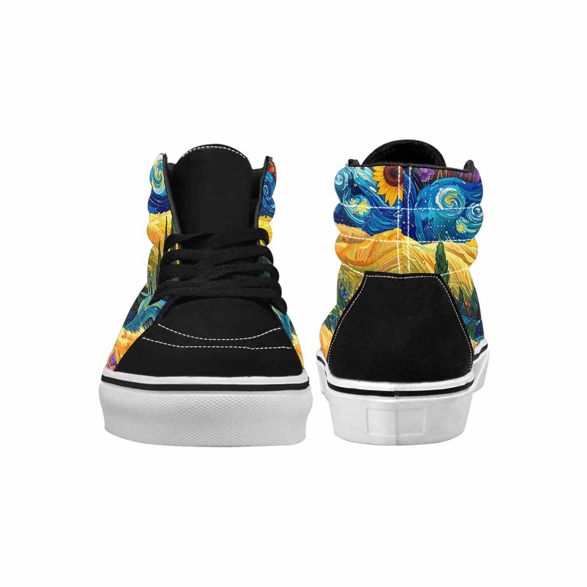 WOMEN'S Blend All Versions High Top Canvas Dark Academia Custom Sneakers