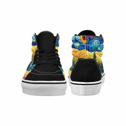WOMEN'S Blend All Versions High Top Canvas Dark Academia Custom Sneakers