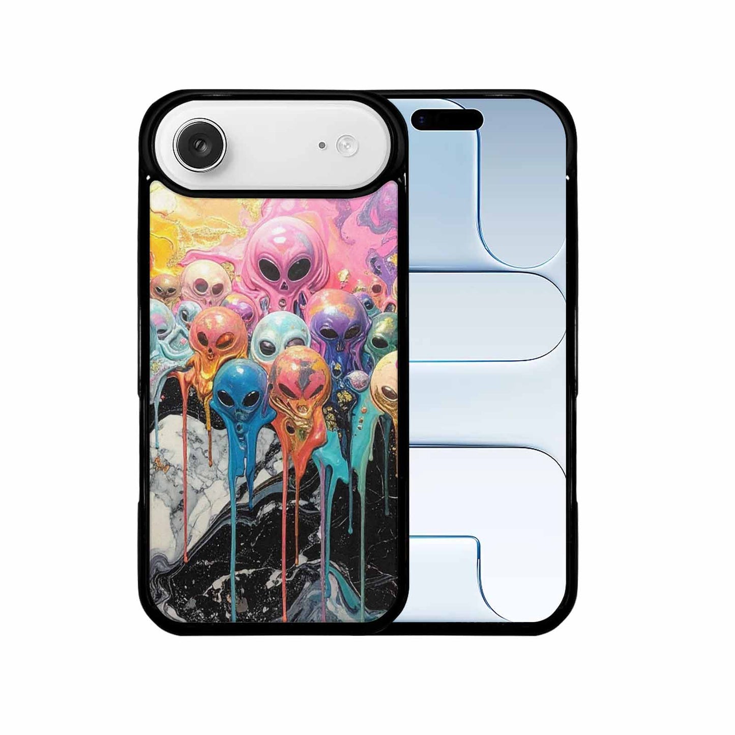 iPhone 17 Air Case — Aliens Marblemelting Aliens Pa L2w Alien, Custom Designed Case Cover