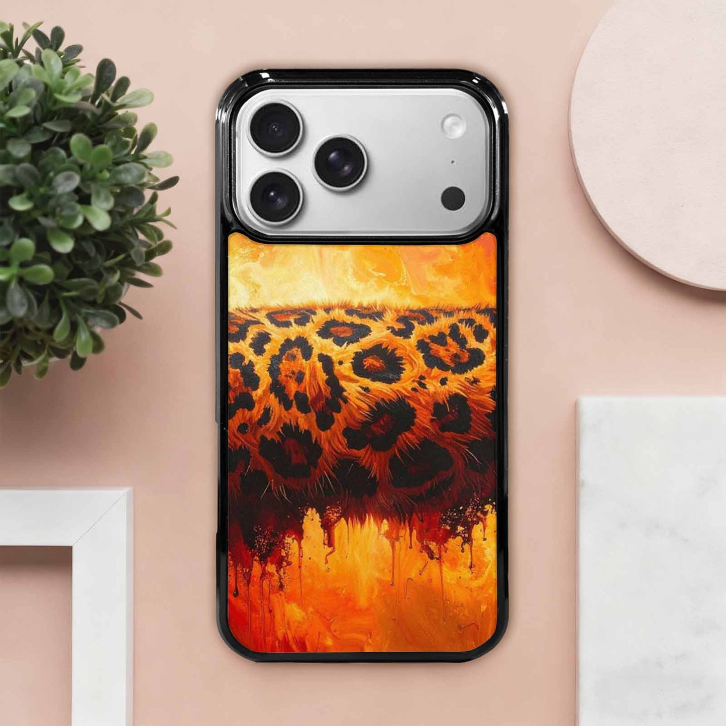 iPhone 17 Pro Max Case — Seamless Repeating Pattern Of Animal Print, Original Design Phone Case