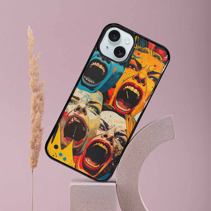 iPhone 15 Plus Case — Comic Book Scream Comic Book Scream, Unique Phone Case Design