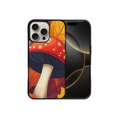 iPhone 16 Pro Max Case — Bold Autumn Mushroom Bold Autumn Mushroom, Custom Print Case Cover