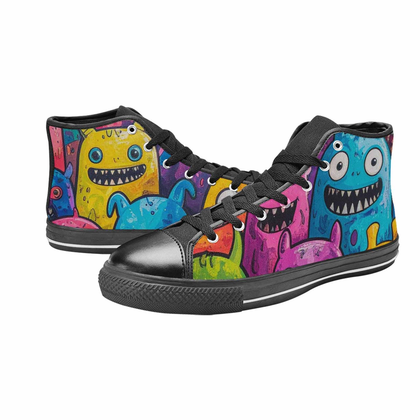 MEN'S Goofy Cartoon Monster High Top Canvas Aesthetic Shoes
