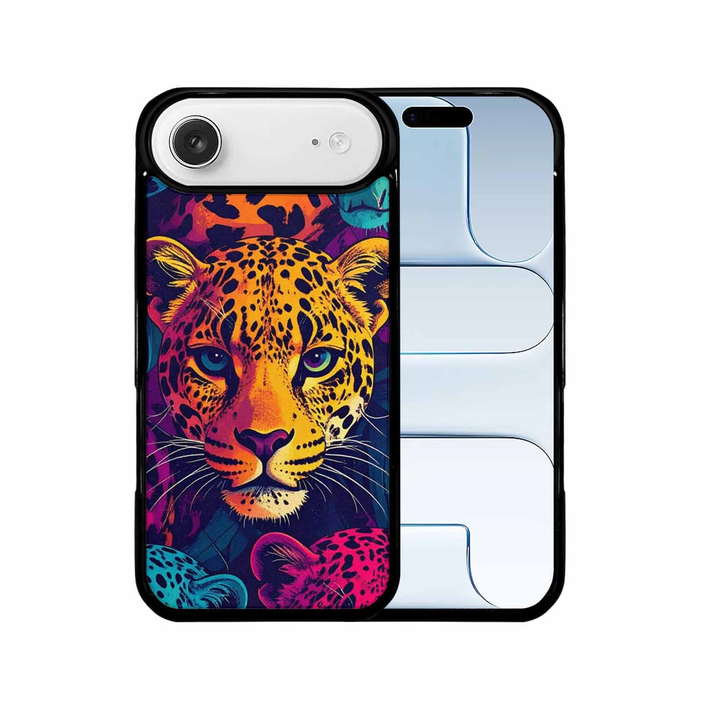 iPhone 17 Air Case — Leopard Print Skull Seamless Pattern Gothic, Custom Phone Case