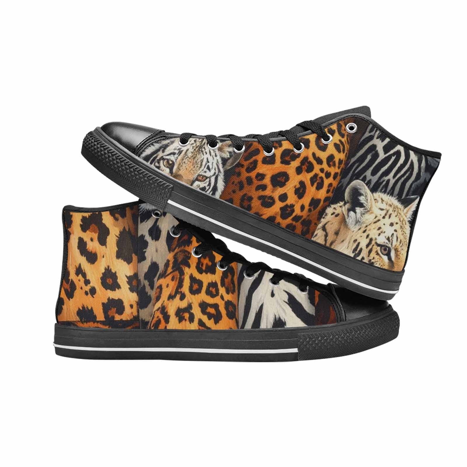 WOMEN'S Animal Print High Top Canvas Y2K Shoes