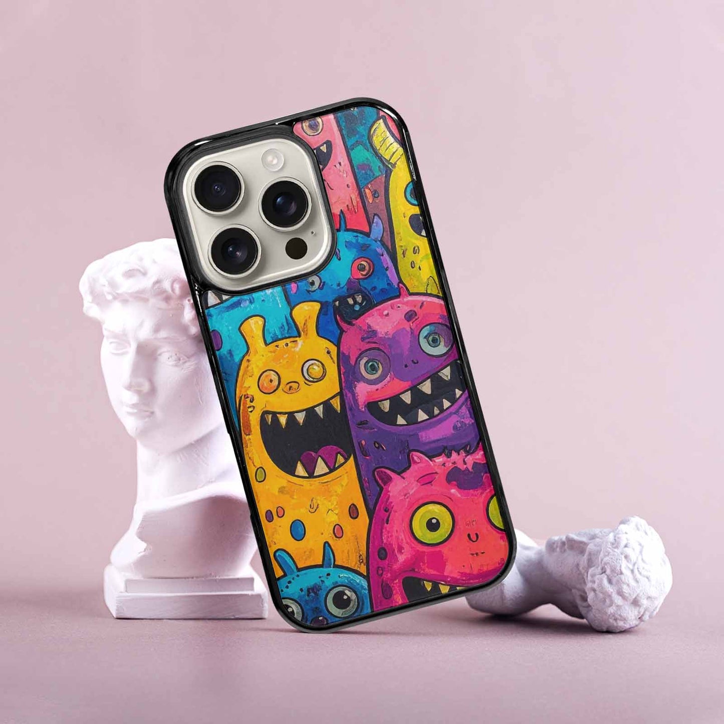 iPhone 16 Pro Case — Goofy Cartoon Monster, Custom Phone Case