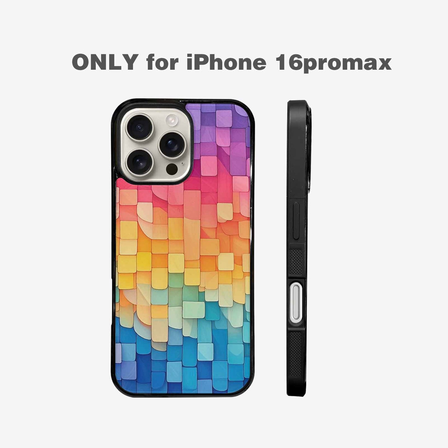 iPhone 16 Pro Max Case — Color Gradient Fade Pattern Hundreds Of, Original Design Phone Case