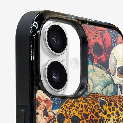 iPhone 16 Case — Skulls Animal Printskulls Patt, Customized Protective Case
