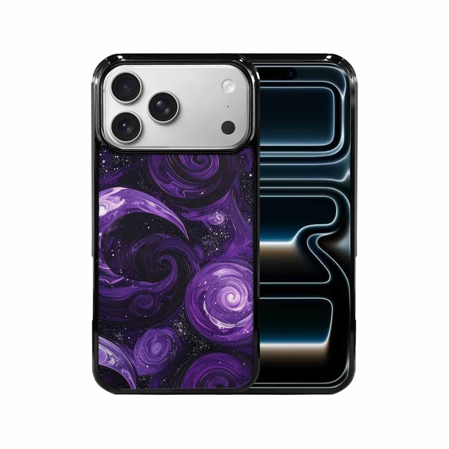 iPhone 17 Pro Max Case — Seamless Repeating Pattern Of Galaxy Space, Unique Phone Case Design