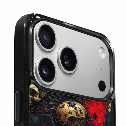 iPhone 17 Pro Max Case — Skull Dark Art Gothic Print Gothic, Custom Art Phone Cover