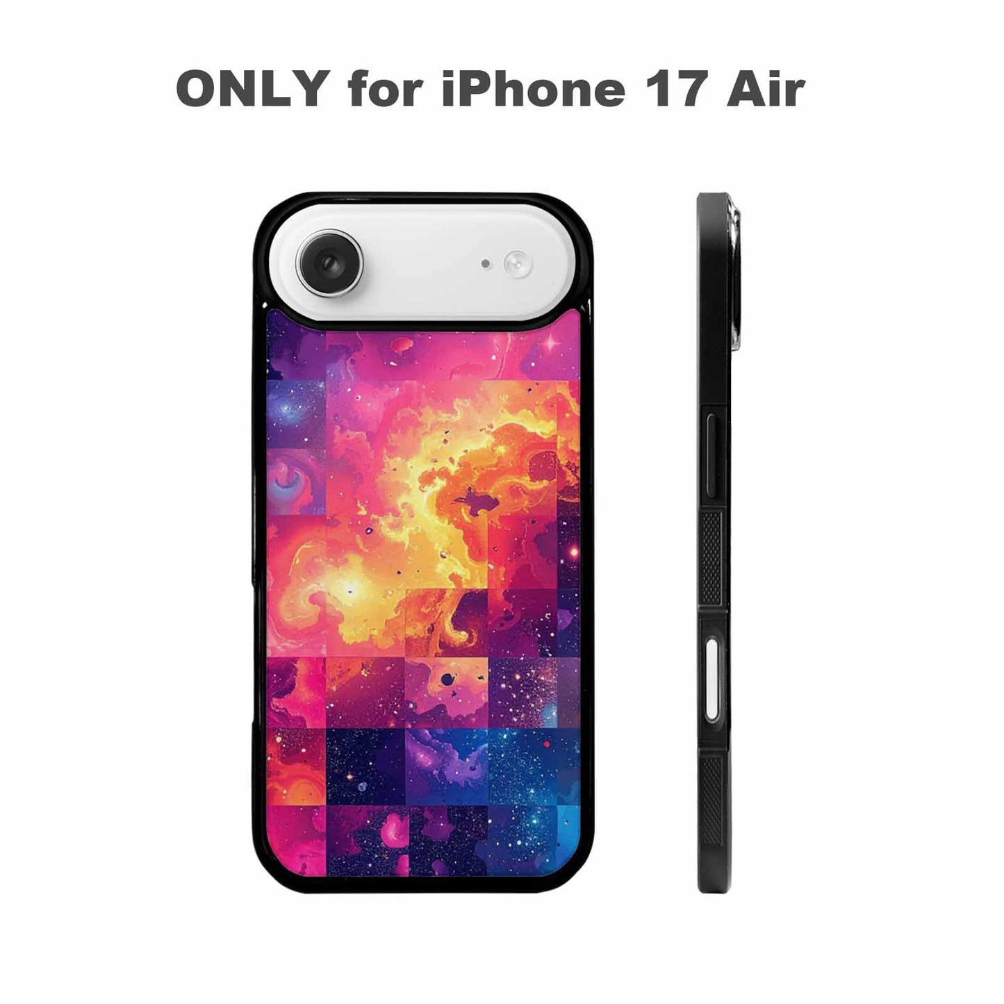 iPhone 17 Air Case — Cosmic Creature And Object Mashup Galaxy, Custom Phone Case