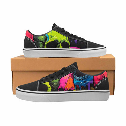 WOMEN'S 1000s Skulls Digital Camo Lace-Up Canvas Dreamcore Shoes