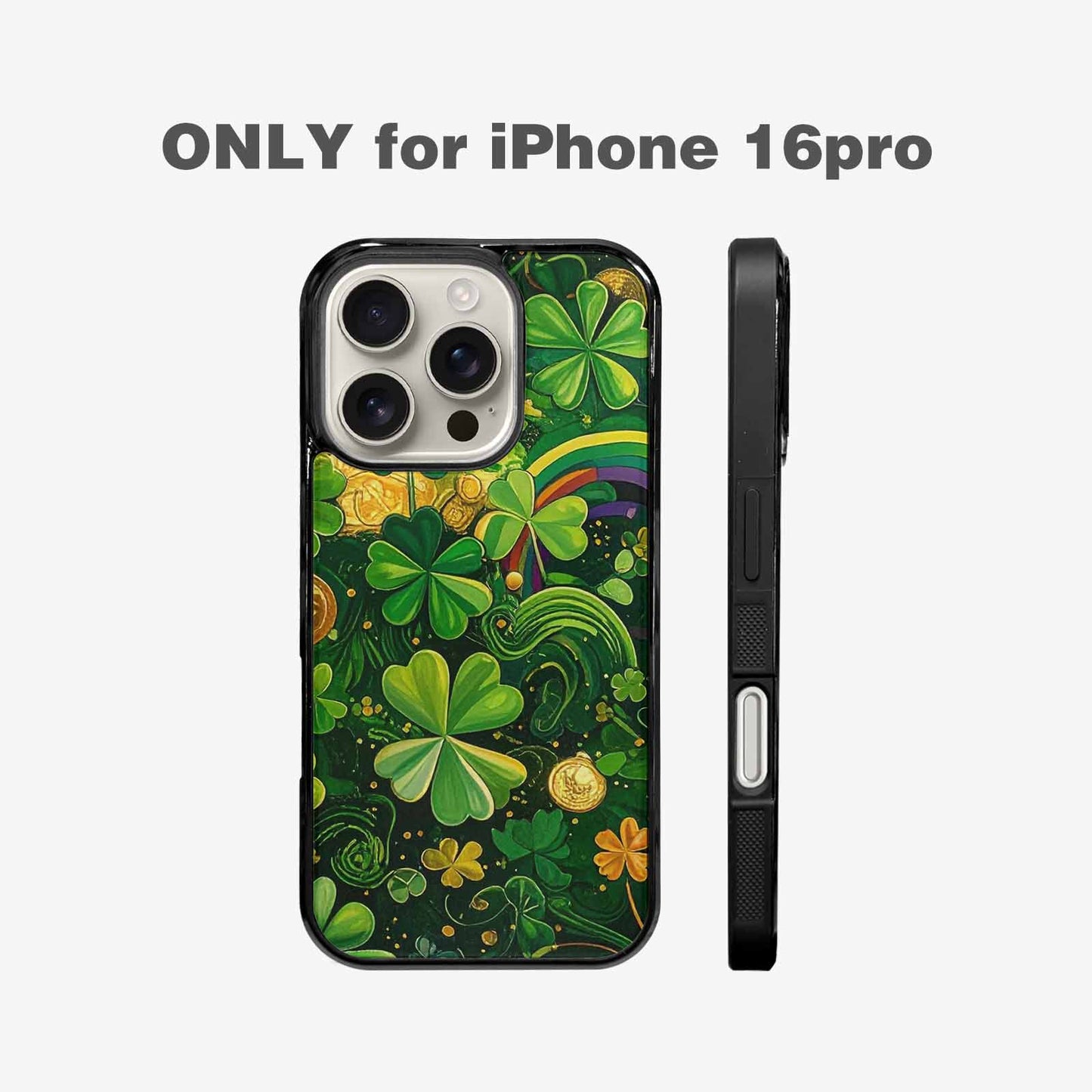 iPhone 16 Pro Case — St Patrick\'s Clover St Patrick\'s Clover, Custom Phone Case